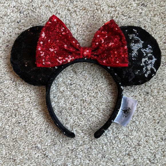 Disney Accessories - Sequined Minnie Mouse ears